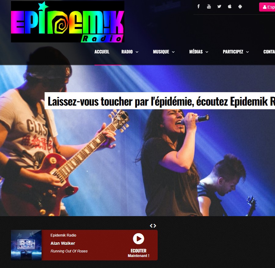 Epidemik radio à écouter sans modération !