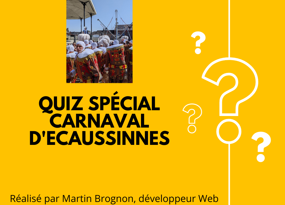 Quiz spécial carnaval d&rsquo;Ecaussinnes