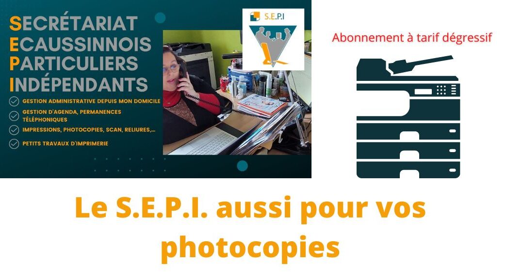 S.E.P.I., service de photocopies à Ecaussinnes