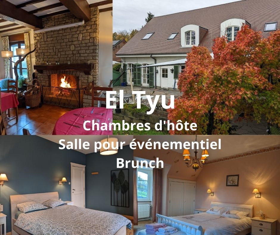 El Tyu Ecaussinnes Wallonie Belgique Chambres d'hôte Bed & Breakfast