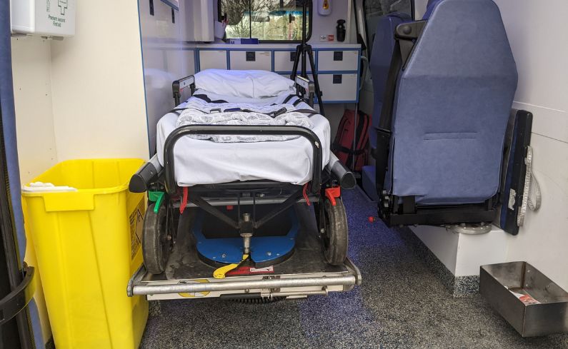 Intérieur ambulance Charly's Company