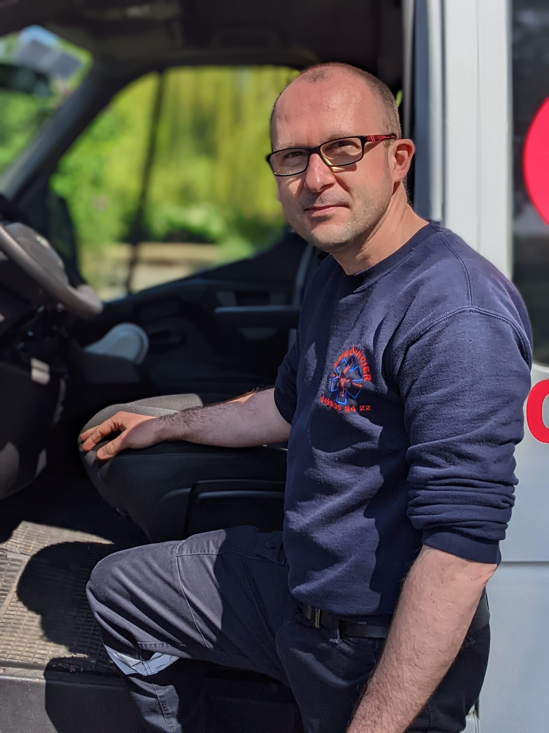 Ambulancier qui nous parle de son métier chez Charly's Company.