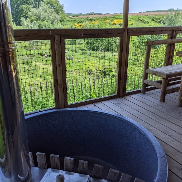 Ecau Lodge bain norvégien