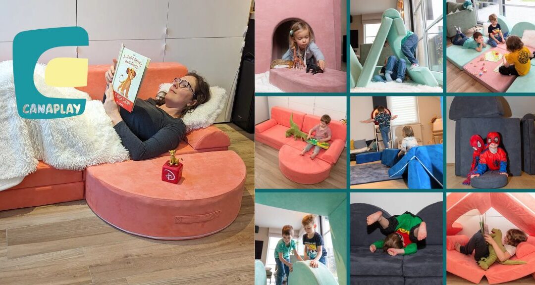 Ecaussinnes : Aurélie Collart, maman entrepreneuse, lance des canapés de jeux modulables pour les enfants