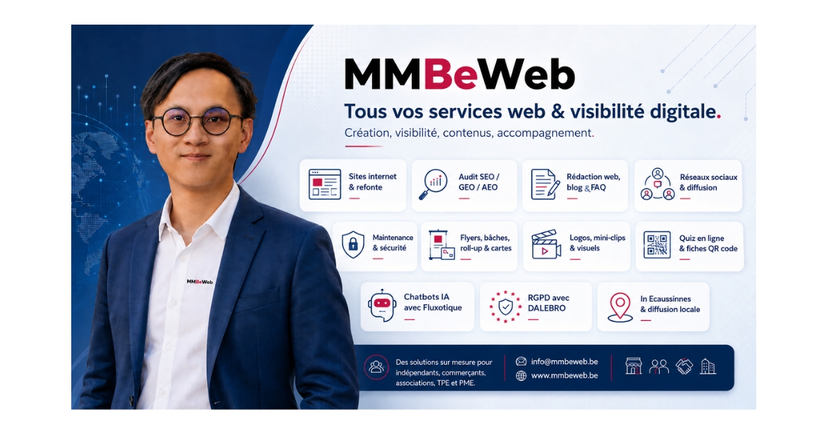 MMBEWEB-pub-generale Services de MMBEWEB agence web à Ecaussinnes